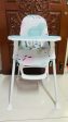 BABYHUG Comfy High Chair with Printed Cushion - Blue For Sale