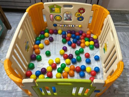 BABY CENTER INDIA Ball Pool  Playpen with Door Safety Lock on Sale