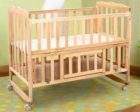 BABYHUG Montana Wooden Cot Crib cum Rocker & BABYHUG High Density Soft Foam Baby Mattress, Dimensions: L107*W60*H85 cm Sale