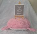 12   Diameter Crochet Whale Plushie Pillow Cheap