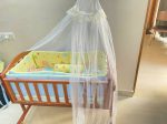 BABYHUG Lonia Cradle with Mosquito Net and Mattress Along with Bedding Set Online