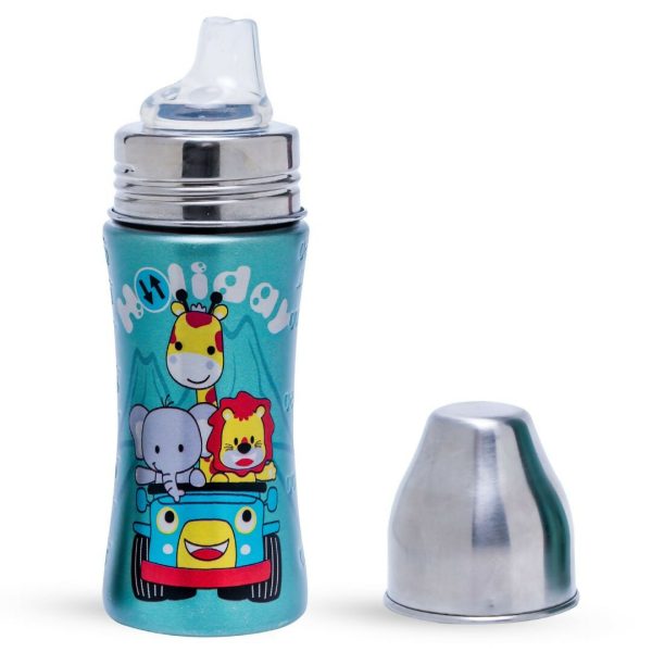 ADORE Beta Printed Stainless Steel Spout Sipper- 250ml Online now