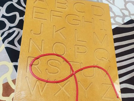 Wooden Engraved Alphabet Writing Practice Board Cheap