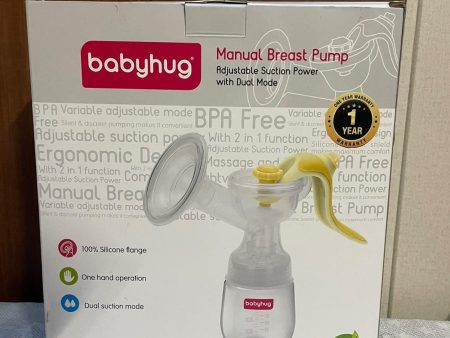 BABYHUG Manual Breast Pump with Adjustable Suction Power and Dual Mode Hot on Sale