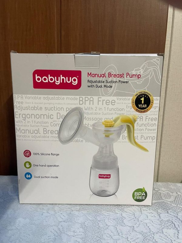 BABYHUG Manual Breast Pump with Adjustable Suction Power and Dual Mode Hot on Sale