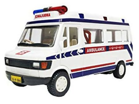 E-Chariot TMP 207 Ambulance Miniature Automobile Toy (Pull Back) Supply