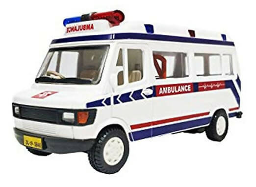 E-Chariot TMP 207 Ambulance Miniature Automobile Toy (Pull Back) Supply