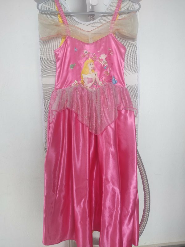 Barbie Dress Frock 2 in 1 Pink and Yellow Online