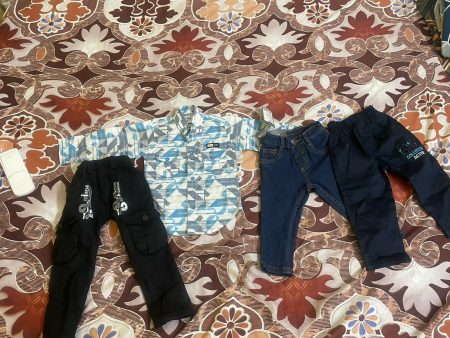 Baby Dress 6 New Pants + 2 Shirts + 1 Sweater for Baby Boy For Cheap