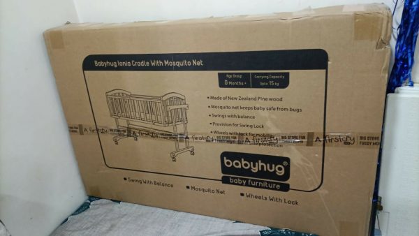 BABYHUG Lonia Wooden Cradle for Baby Online Sale