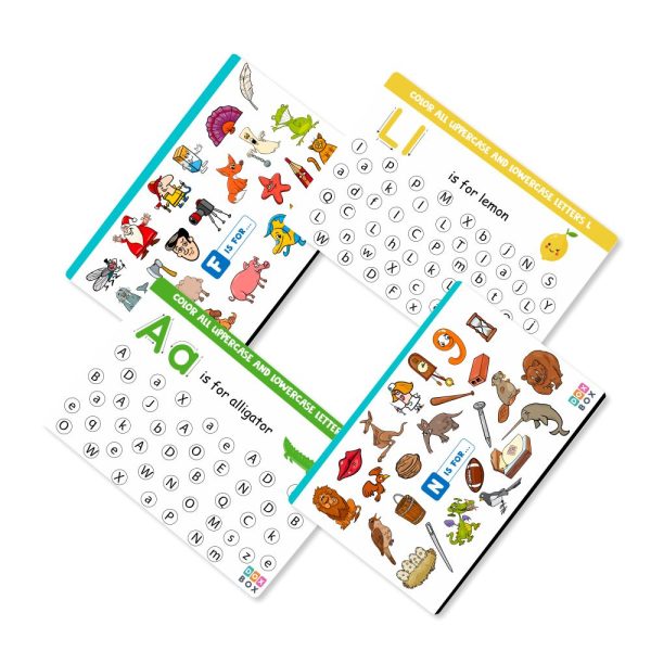 Alphabet Flashcards with activity Cheap