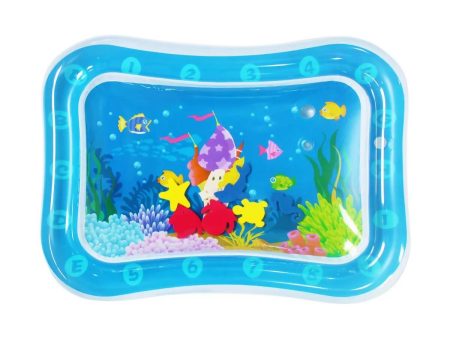 Tummy Time Baby Water Play Mat Inflatable Toy Mat for Infant Toddlers For Sale