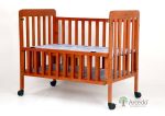 ARCEDO Florence Wooden Baby Cot With Mosquitoes net, Dimensions: H82.5×W59.6×L102.8 cm Fashion