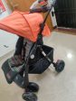 BABYHUG Wander Buddy Stroller Pram with rear Parent Utility Box with Cup Holder - Orange and Black Fashion