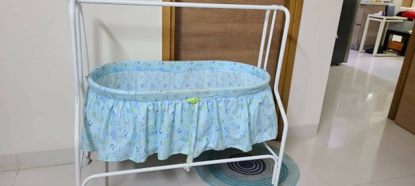 BAYBEE Enchant Baby Swing Cradle for Baby, Infant Baby Cradle Jhula with Mosquito Net, Storage & Wheel Lock Cheap