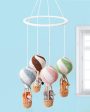 Cot Mobile with Animals in Hot Air Balloon (Crochet) For Sale