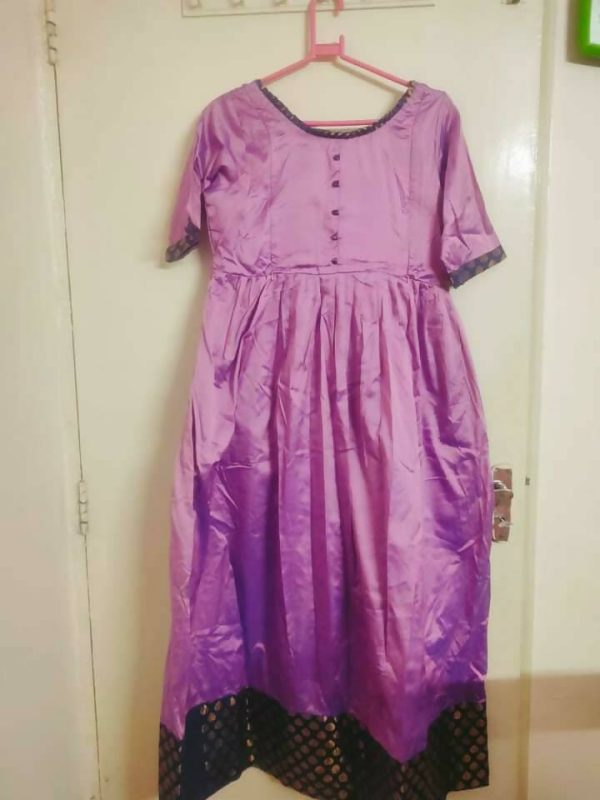 Copy of Silk Maternity Gown for Mothers Fashion