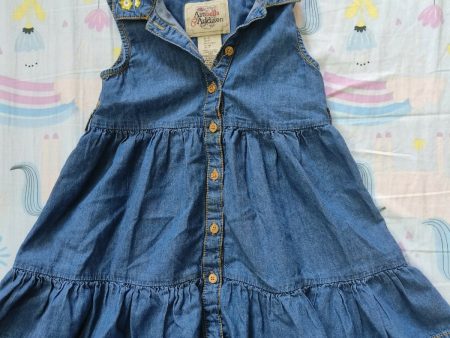 ARABELLA & ADDISON Denim Frock Dress for Baby Girl Cheap