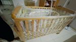 BABYHUG Kelly Wooden Cot With Detachable Bassinet & Mosquito Net - Natural, Dimensions: L116×W68×H88 cm Discount