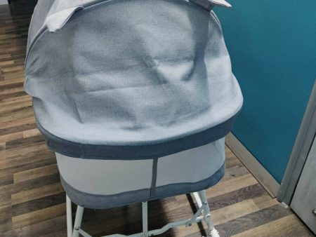 HOUSE OF QUIRK Baby Bassinet Bedside Sleeper Cradle Bedside Crib 3 in 1 Baby Bed Portable Bassinet for Newborn Infant Baby with Storage Basket Lockable Wheels Adjustable - Grey Online Hot Sale