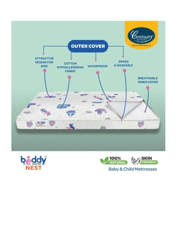 CENTUARY Beddy Nest Mattress - White For Discount