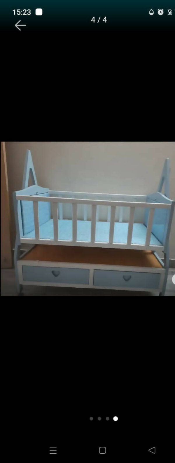 BORNBABIES Cradle for Baby with Storage Box For Discount