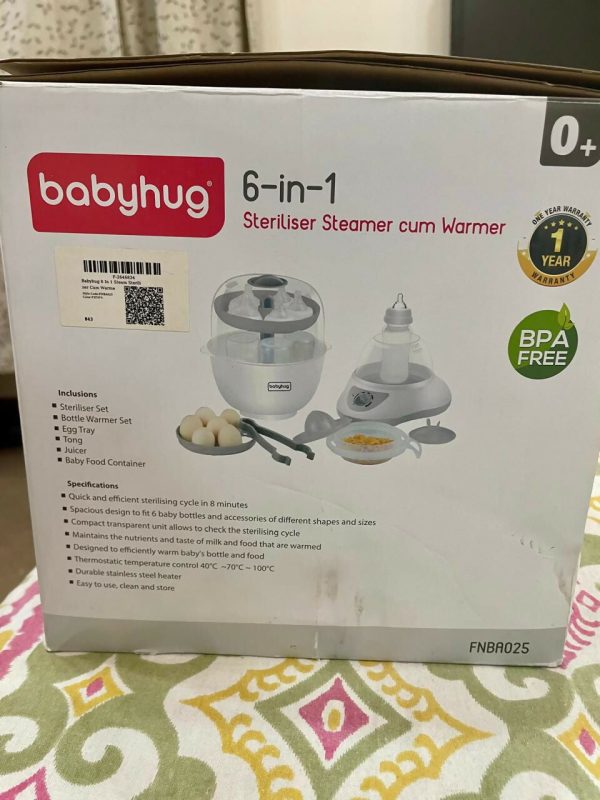 BABYHUG 6 in 1 Steam Sterilizer Cum Warmer Online