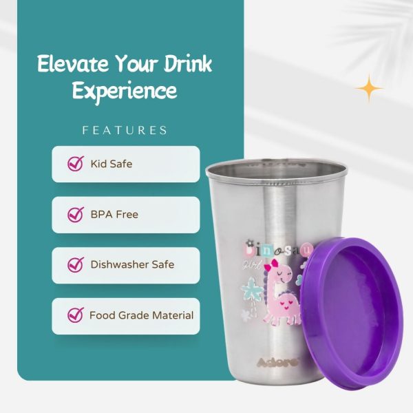 ADORE Uno Stainless Steel Tumbler with Spill Proof Lid For Cheap