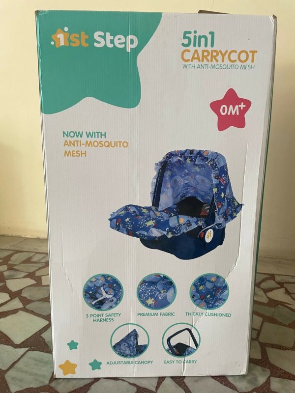 1st STEP 5 In 1 Carry Cot Car Seat Hot on Sale