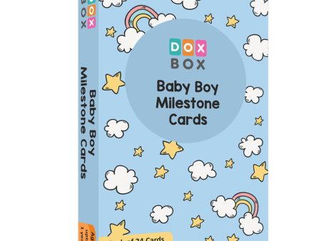 Baby boy milestone cards Cheap