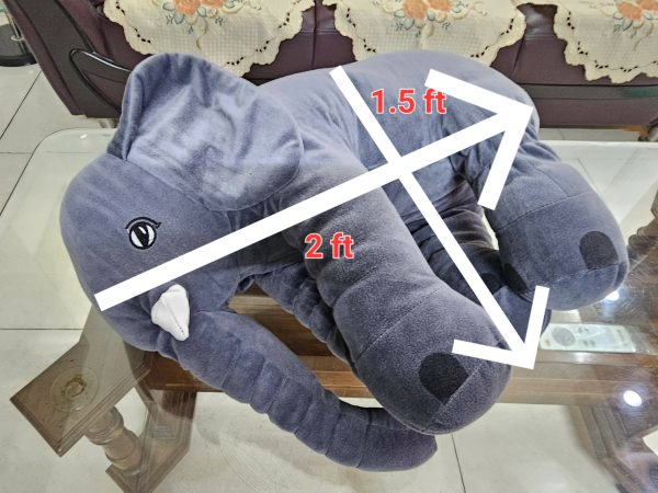 Elephant Soft Toy from Dear Joy (2 feet Length by 1.5 feet height) Online Sale