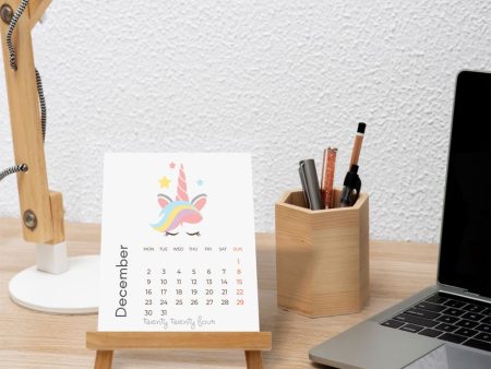 Desk calender - Unicorn Discount