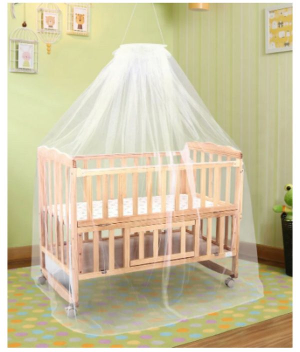 BABYHUG Montana Wooden Cot cum Rocker, Dimensions: L107×W60×H85 cm For Discount