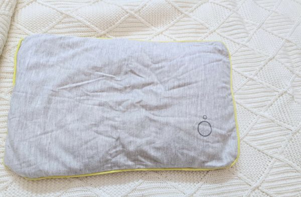 Combo - Omved Baby s First Pillow Head Shaping Mustard Seeds Pillow with Lavender Removable Cotton Cover and two extra handmade cotton covers, Neck Support & Comfort Pillow (Large) & Omved Vegan Ayurveda Baby Bib for Cough, Cold And Colic Hot on Sale