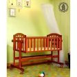 BABYHUG Lonia Wooden Cradle, Dimensions: L103×W56×H80 cm Cheap