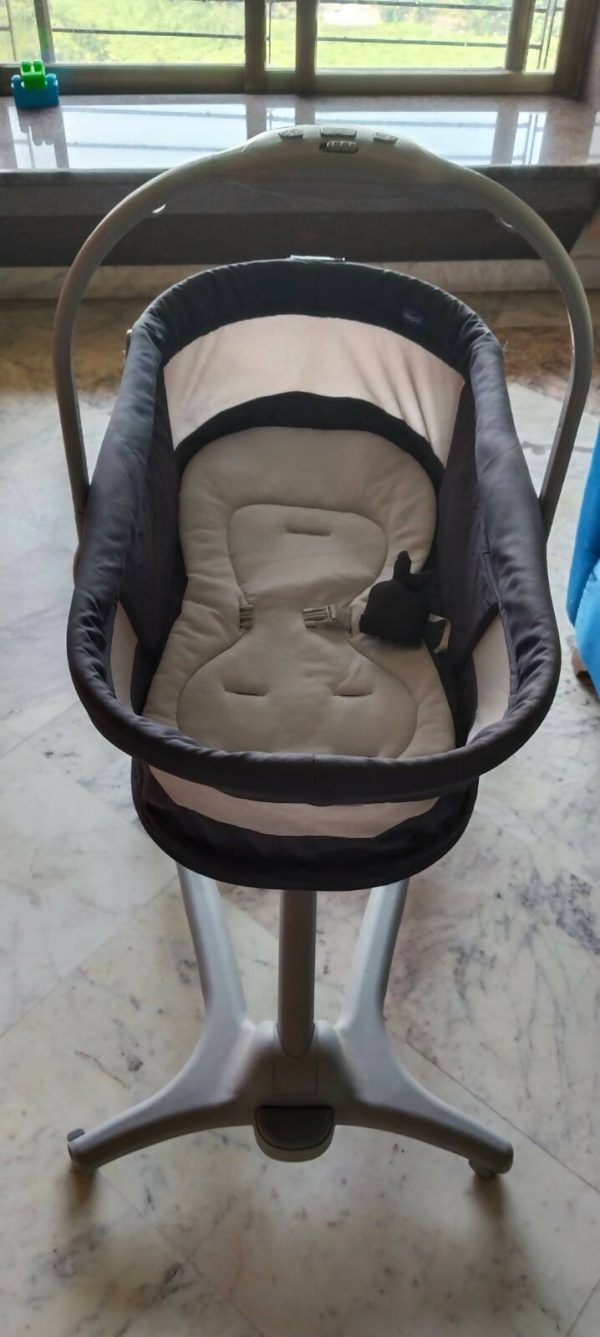 CHICCO Baby 4 In 1, Crib, Recliner, Highchair and Table Chair with Easy Height Adjustment+ Discount