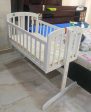 BABYHUG Joy Cradle with Mattress and Mosquito Net, Dimensions - 98L x 57.5W x 81H cm Fashion