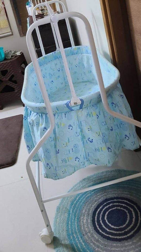 BAYBEE Enchant Baby Swing Cradle for Baby, Infant Baby Cradle Jhula with Mosquito Net, Storage & Wheel Lock Cheap