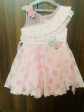 Heavy Partywear Baby Pink Dress Frock Fashion