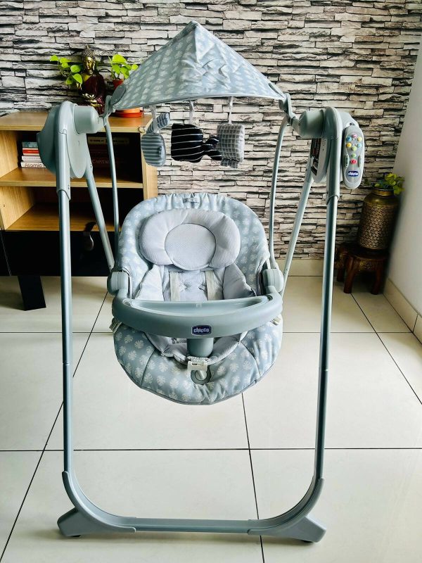 CHICCO Polly Electric Baby Swing - Grey For Cheap