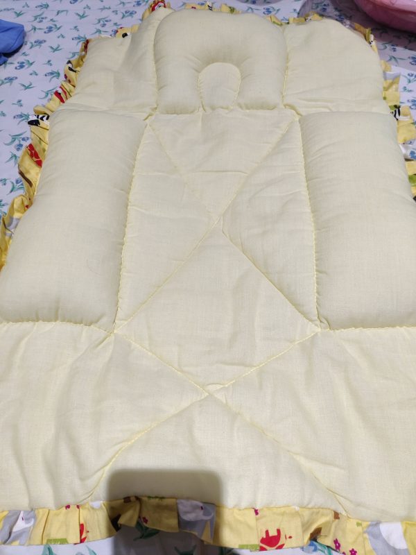 Baby bed   Mattress with mosquitoes net & pillows - Combo of 2 on Sale