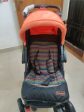 BABYHUG Wander Buddy Stroller Pram with rear Parent Utility Box with Cup Holder - Orange and Black Fashion