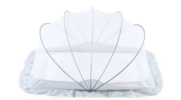 Foldable safe &easy use strong 5 Rods baby mosquito net - Green color Online