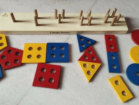 BRILLA Wood Shapes Learning for Kids For Cheap