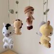 Cot Mobile with Crochet Animals Online now