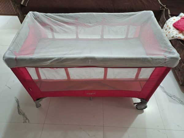 BABYHUG Keep Me Close 2 in 1 Playpen Cum Baby Cot With Mosquito Net Fashion